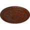 Ekena Millwork Richmond Ceiling Medallion (Fits Canopies up to 2 5/8"), 18"OD x 1 3/8"P, Burnished Mahogany Crackle CM18RIBMC - alternate 2